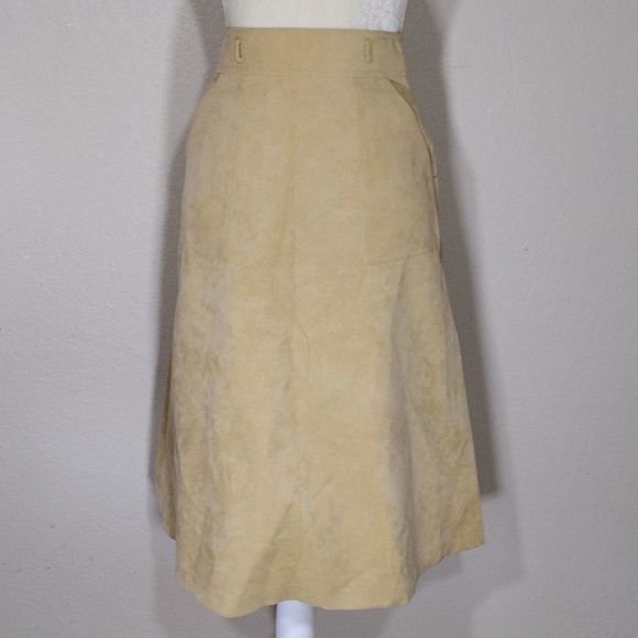 Ciao Sport Ltd Hannah Suede Belt Loop Vintage Skirt - Picture 2 of 16